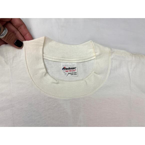 VTG Boat Scuba Diving Jantzen T-shirt Large USA Made Single Stitch 1980s - Picture 3 of 16